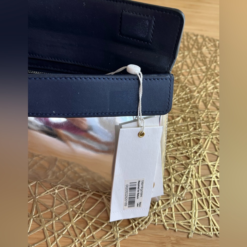 Tory Burch Silver Clutch Bag - Picture 6 of 8